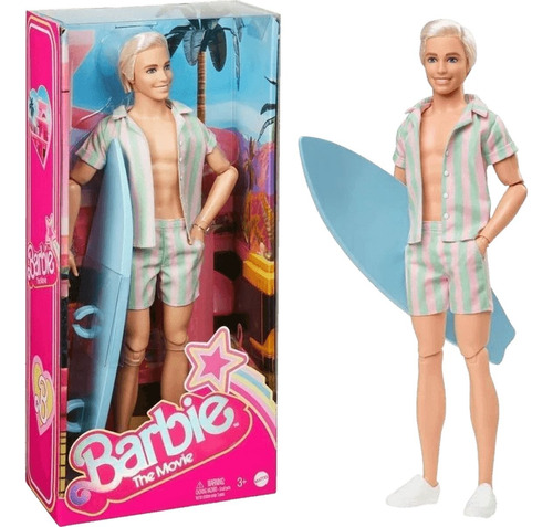 Barbie The Movie Muñeco Ken Playa Nuevo - Mattel Premium