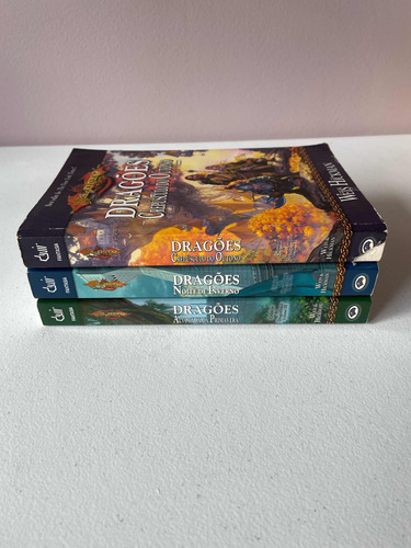 Livro Kit 3 Volumes Crônicas De Dragonlance