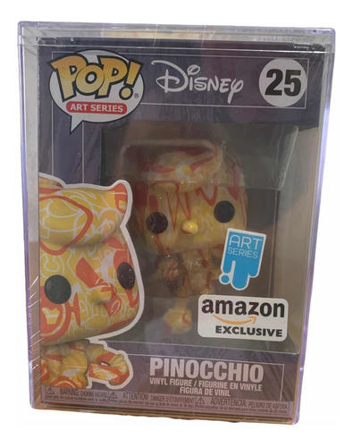 Funko Pop Pinocchio # 25 Disney Art Series (protector Funko)