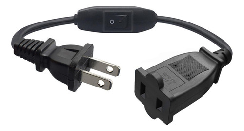 Cable De Extensión De 2 Clavijas/2 Con Interruptor, / De