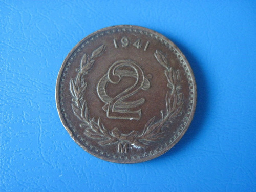 Excelente Moneda De 2 Centavos De 1941 (Usado)