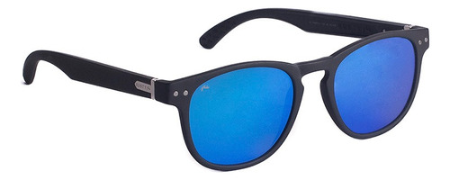 Anteojo Lente Sol Rusty Society Mblk/r.blue-opticadelbosque