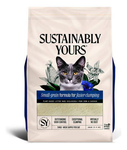 Sustainably Yours Arena Natural Para Gatos, Multi-cat Plus,