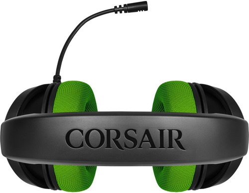 Imagen 6 de 7 de Auriculares Gamer Corsair Hs35 Verde Pc Ps4 Xbox 3.5mm