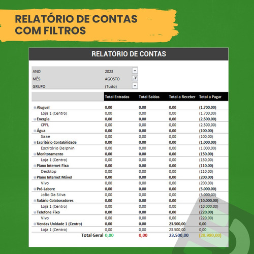 Controle Financeiro Casa/domestico Completo Planilha/excel .