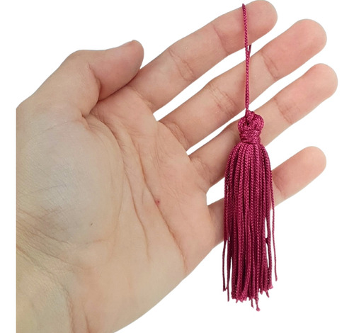 Pingente De Seda Tassel - Franja- 20 Unidades - Nybc Cor Beterraba
