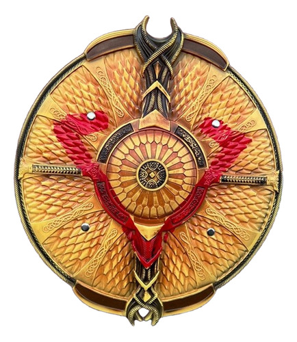 Escudo Guardian De Kratos En Foam (god Of War) Color Dorado Ufc3814-1
