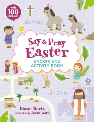 Libro Say And Pray Bible Easter Sticker And Activity Book...