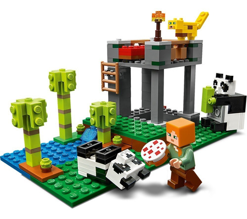 Imagen 3 de 3 de Lego Minecraft El Criadero De Pandas