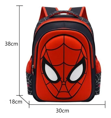 Spiderman Primaria Grado 1 3 3d Cartoon Mochila Maleta Cuotas