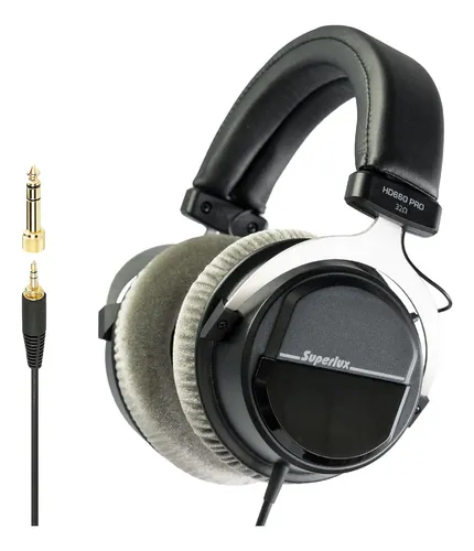 Auriculares Superlux Hd 660pro 32 Ohmios Para Grabación De E