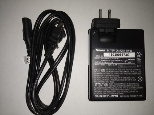 Imagen 4 de 4 de Cargador De Bateria Nikon Mh-25