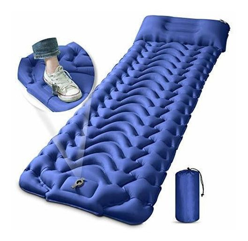 Meetpeak Camping Sleeping Mat, Inflatable Sleeping Xq84c