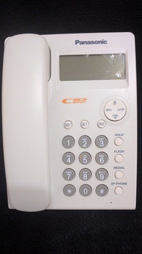 Imagen 1 de 10 de Telefono Panasonic Con Identificador De Llamadas Telefonicas