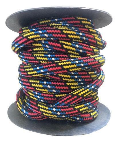 Cordón 13mm Bandera Venezuela Rollo 10 Mts Marca Rovigomas