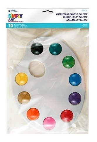 Loew-cornell Simply Art Watercolor Cakes With Palette