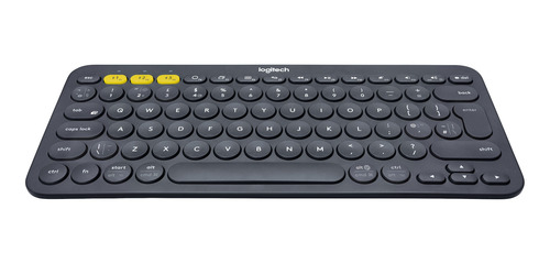 Imagen 2 de 5 de Teclado bluetooth Logitech K380 QWERTY español color negro