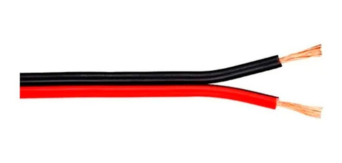 Imagen 1 de 3 de Cable Parlante 2x12 Negro-rojo 10 Metros / Eleco