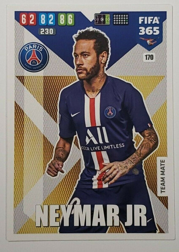 Carta Adrenalyn Xl Fifa 365 2020 /  Neymar Jr