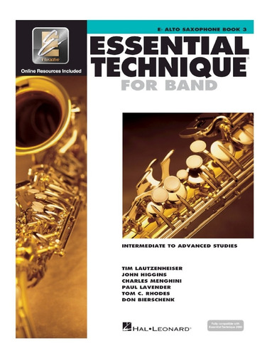 Essential Technique For Band: Eb Alto Saxophone Book 3, Inte