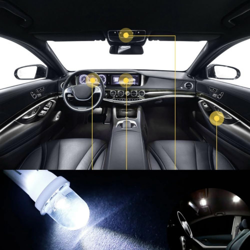 Juego De 42 Focos Led Para Auto Kit De Luces Interiores