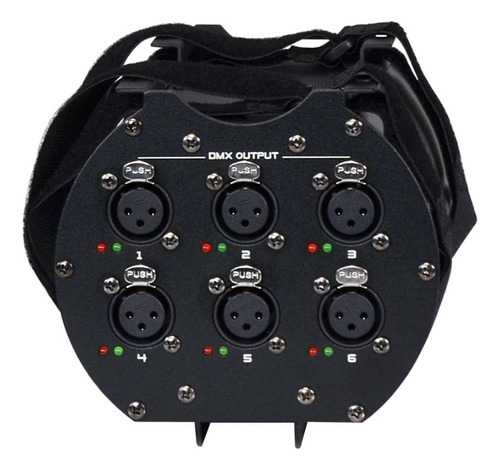 Splitter Dmx 1 Entrada X 6 Saídas Croma Cromaset1x6