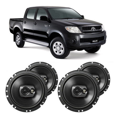 Auto Falante Toyota Hilux 2012 A 2015 Pioneer 200w Rms