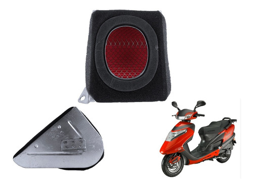 Filtro De Aire Para Moto Italika Cs-125 14-17, Cs-125 Led