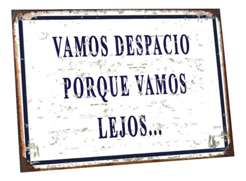 Cartel De Chapa Frases Vintage Barbacoa Parrillero Bar