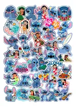 Comprar Stickers Calcos Vinilo X20 Stitch Lilo Cumple Termo Bici Blanco