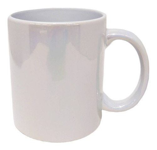 Taza Personalizada O Jarro Tornasolada Blanca No Micro