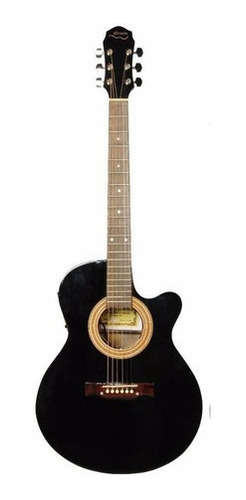 Guitarra Electroacústica Gracia 300 Abedul  Negra