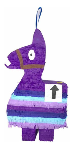Mini Piñata Decorativa Llama Fortnite Videojuego Battle Epic