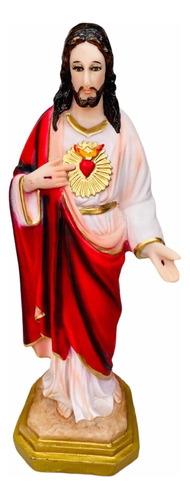 Sagrado Corazón Jesús Resina 30cm Religiosos Regina