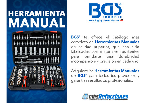 Dado Con Punta Xzn Inviolable M16 58 Mm Cuadro 1/2 Bgs
