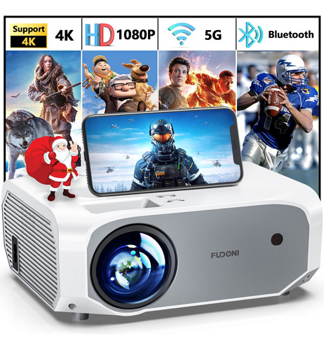 Proyector Con Wifi Y Bluetooth - Proyector Nativo 1080p 5g W