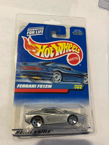 Hotwheels Ferrari F512m Mattel Vintage