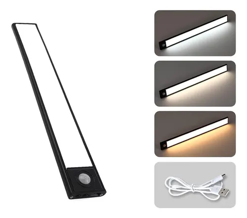 comprar Lampara Sensor Movimiento Luz Led Closet Recargable 30cm