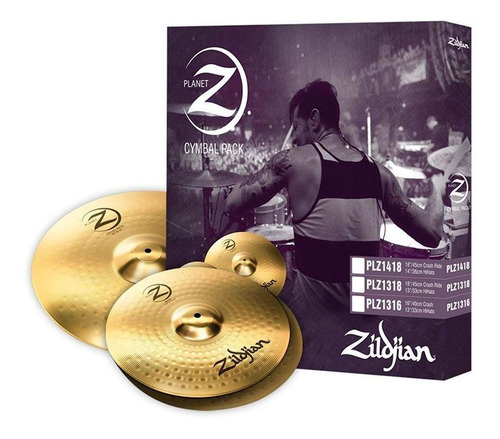 Zildjian Paquete Platillos  Plz1418 Serie  Planet Z 