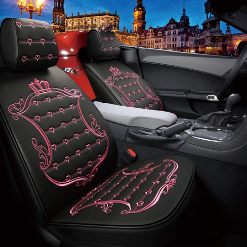 Lcv 5pcs Car Seat Covers Full Set With Waterproof Leather,ai