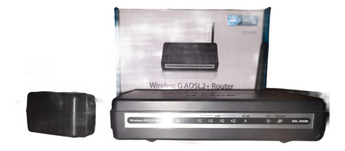 Roteador Dlink Modelo Dsl-2640b (ethernet,wifi, Adsl) Cor Preto