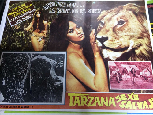 Lobby Cards Tarzana Sexo Salvaje