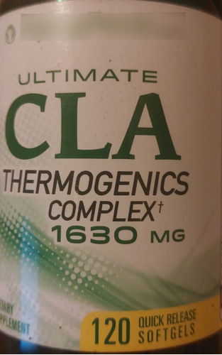 Ultimate Cla Complejo Termogenico 1630 M G Guarana Cafeina