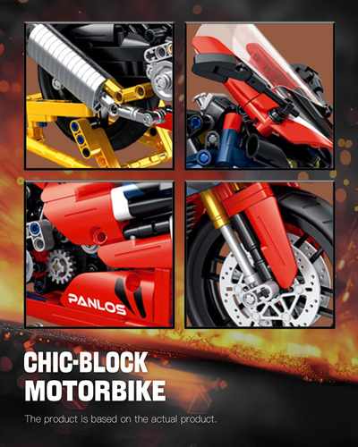 Juego De Bloques De Construcción Dovob Ctr 1000rr 1017 Pieza 0 Versión Del Personaje