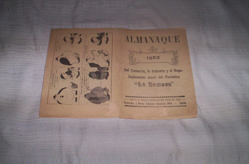 Almanaque 1953 Del Comercio La Industria Y El Hogar..