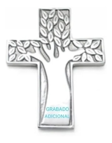 Recuerdo Cruz Árbol De La Vida Con Grabado Personalizado 