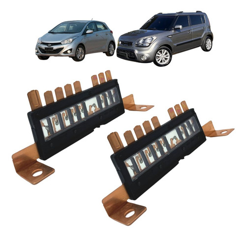 Par Multi Fusível Placa 125a F6 Compativel Hb20 I30 Veloster