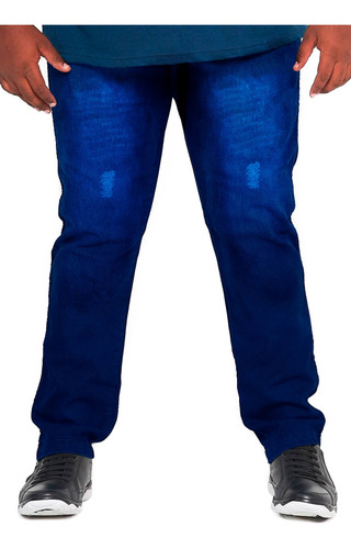 Calça Plus Size Tamanho Extra Grande Jeans Homem Obeso