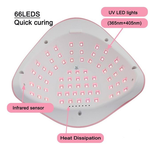 Cabina Led Uv Para Uñas Pulidas Gel 280w Sun X15 Max