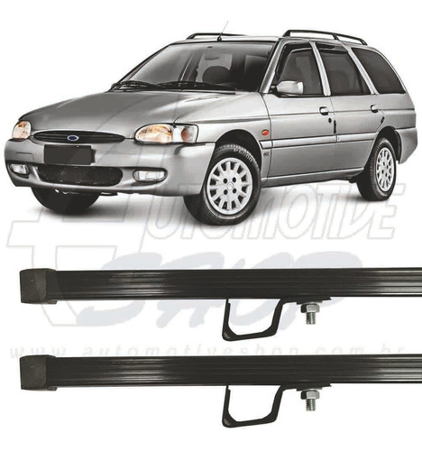 Rack Teto Roca Bagageiros Travessa Ford Escort Sw Todos 166